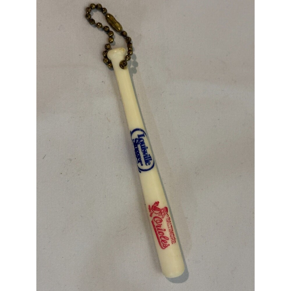 Vintage Louisville Slugger BALTIMORE ORIOLES Bat Souvenir Keychain